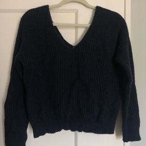Anthropologie blue sweater (M)